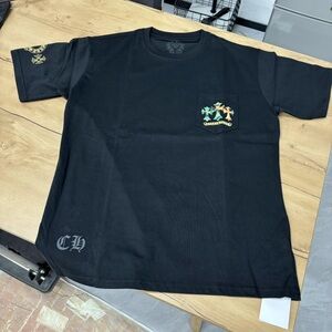 Chrome Hearts black short-sleeved T-shirt